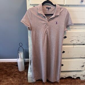 Ralph Lauren Heather Gray Polo Women’s Dress, size medium.